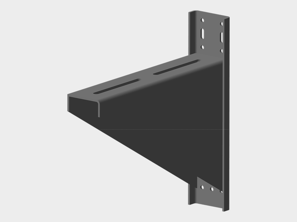 Konsollar ikki turdagi o‘lchamda bo‘lishi mumkin: 425 yoki 650 mm. Po‘lat, galvanizatsiyalangan.